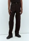Moncler Men Canvas Pants In Black