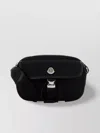 Moncler Canvas Trick Crossbody Bag In Black