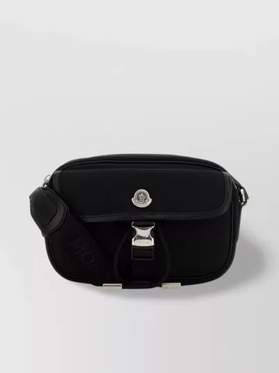 Moncler Canvas Trick Crossbody Bag In Black