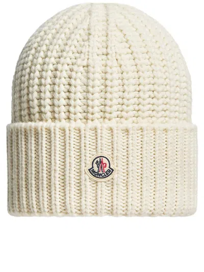 Moncler Cap Accessories In Neutral