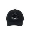 Moncler Logo-patch Adjustable Baseball Cap In Black