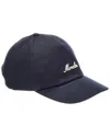 Moncler Casual Cap Curved Brim Eyelet Vents In Blue