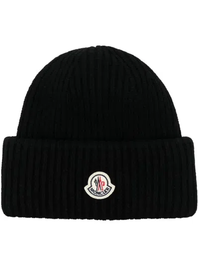MONCLER MONCLER "CAP" TRICOT HAT ACCESSORIES