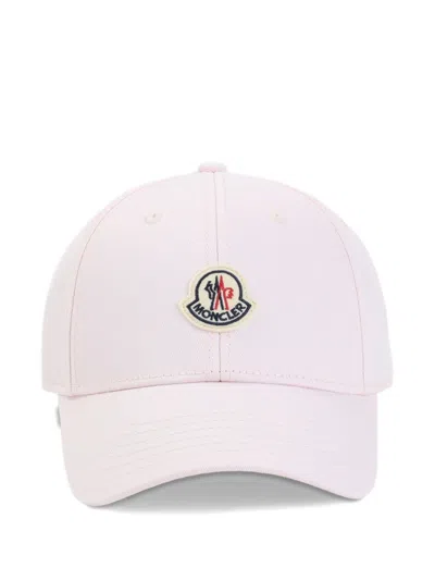 Moncler Cotton Gabardine Baseball Cap In Pattern