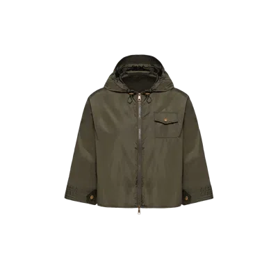 Moncler Cape À Capuche, Femme, Vert, Taille: Uni In Green