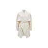 Moncler Padded Wool-blend Felt Cape In White