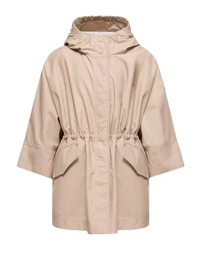 Moncler Cape In Neutral