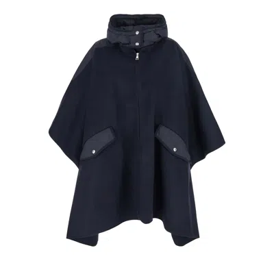 Pre-owned Moncler Cape 'navy' | Blue | Women's Size Onesize
