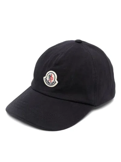 Moncler Caps & Hats In Black