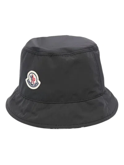 Moncler Caps & Hats In Black