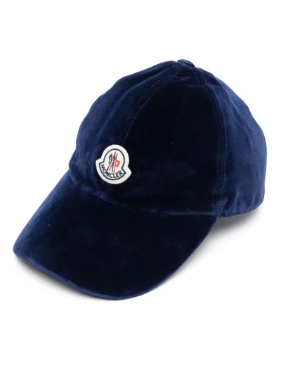Moncler Caps & Hats In Blue