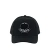 Moncler Logo-patch Adjustable Baseball Cap In Black