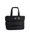 Moncler 'carado' Black Nylon Bag Women In Black