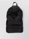 Moncler Caradoc Backpack Adjustable Straps Front Pocket In Black