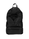 Moncler Caradoc Backpack Adjustable Straps Front Pocket In Black