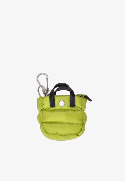 Moncler Caradoc Bag Key Ring In Green