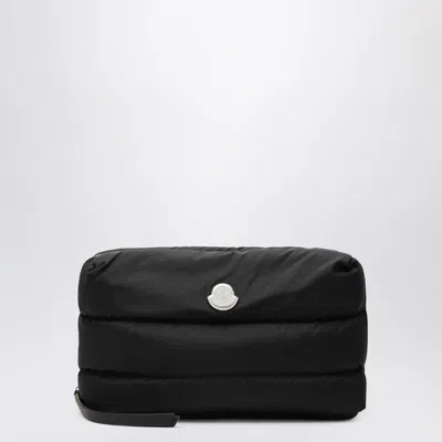 Moncler Caradoc Beauty Case In Quilted In Black