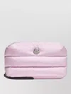 Moncler Caradoc Beauty Case Quilted Rectangular Design In Pink