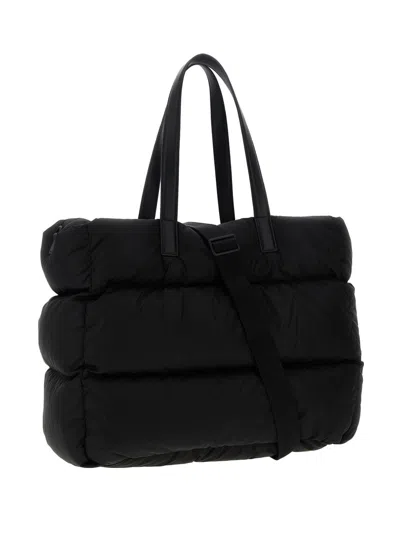 Moncler Caradoc Padded Tote Bag In Black