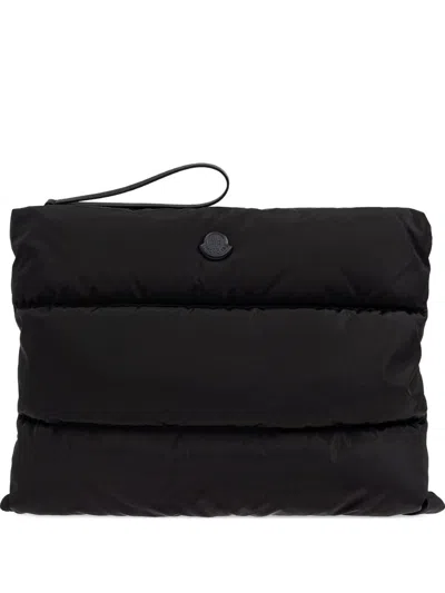 Moncler Caradoc Quilted Laptop Case In Black