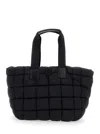 Moncler 'caradoc' Black Handbag With Logo Patch On The Front And Zip Closure In Tech Fabric Woman In Multicolor