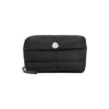 Moncler Caradoc Beauty Case In Quilted Black Nylon In Black