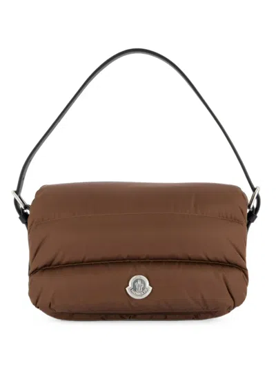 Moncler Caradoc Boudin-quilted Tote Bag In Burgundy