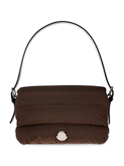 Moncler Caradoc Boudin-quilted Tote Bag In Brown
