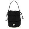 Moncler Caradoc Fabric Bucket Bag With Adjustable Strap In Black