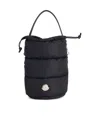 Moncler 'caradoc' Bucket Bag In Black Polyamide