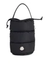 Moncler Caradoc Quilted Bucket Bag With Top Handle In Black
