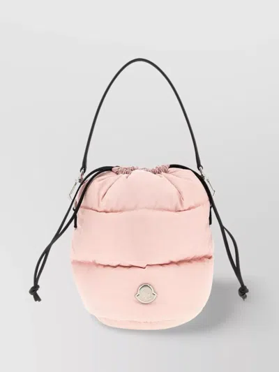 Moncler Caradoc Bucket Bag In Pink