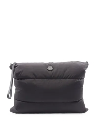 Pre-owned Moncler Caradoc Clutch Bag In Black