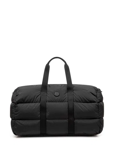 Moncler Caradoc Duffle Handbag In Nero