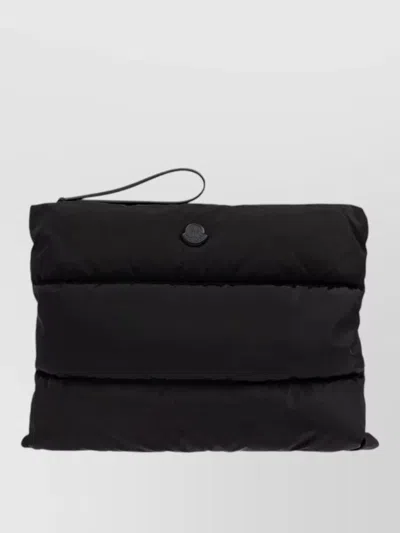 Moncler Caradoc Laptop Case Padded Design Strap In Black