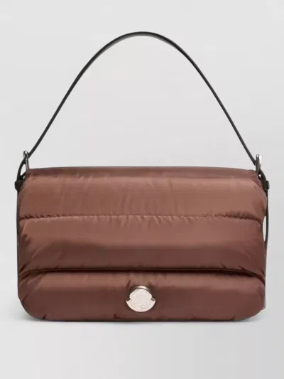 Moncler Caradoc Quilted Padded Shoulder Bag In Black
