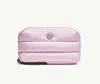 Moncler Caradoc Beauty Case Quilted Rectangular Design In Pink