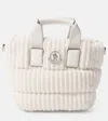 Moncler Mini Caradoc Tote Bag In Beige