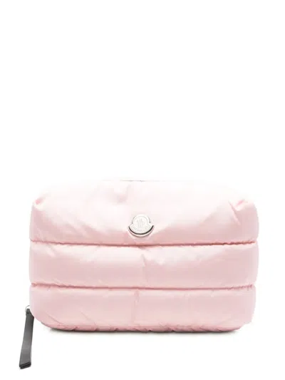 Moncler Caradoc Make-up Bag In Pink
