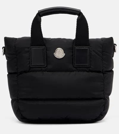 Moncler Caradoc Micro Down Tote Bag In Black