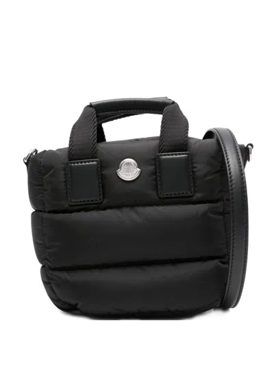 Moncler Caradoc Micro Nylon Crossbody Bag In Black