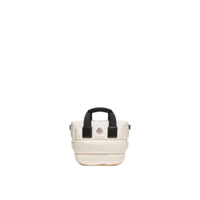Moncler Caradoc Micro Tote Bag, Women, White, Size: One Size