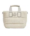 Moncler Mini Caradoc Tote Bag In Nude