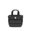 Moncler Borsa A Mano Caradoc Mini In Tessuto Nero Donna
