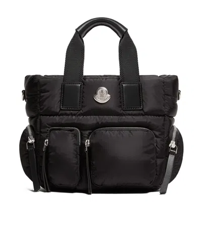 Moncler Caradoc Multi-pocket Tote Bag In Black