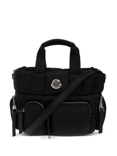Moncler Caradoc Multi-pocket Tote Bag In Black