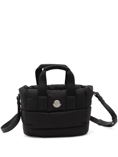 Moncler Caradoc Nylon Mini Tote In Black
