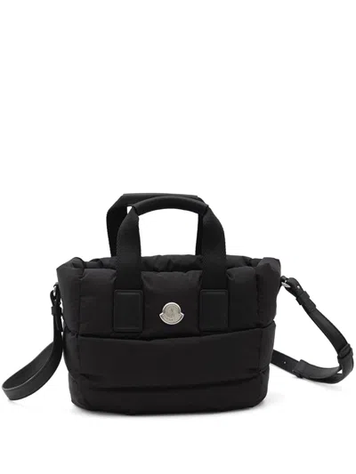 Moncler Caradoc Nylon Mini Tote In Black