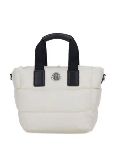 Moncler Caradoc Nylon Mini Tote In White