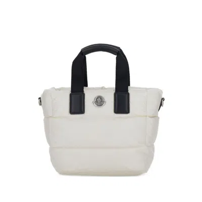 Moncler Caradoc Nylon Mini Tote In White